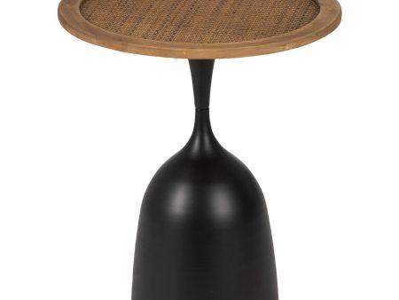 Small Side Table Black Golden 50 x 50 x 57 cm Cheap