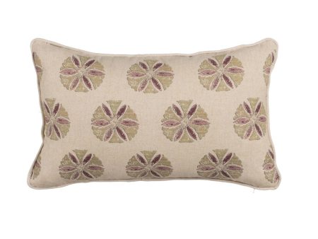 Cushion Cotton Linen Beige 45 x 30 cm Online