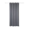 Curtains Atmosphera Opaque Grey Polyester 2 Units (135 x 240 cm) For Sale