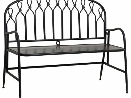 Bench Alexandra House Living Black Metal 56 x 98 x 118 cm Online