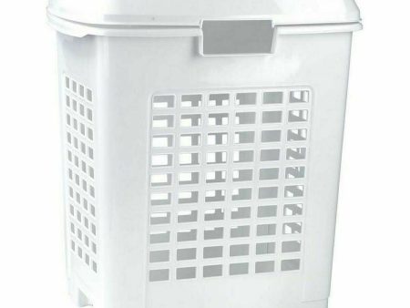 Laundry basket White 50 L (Refurbished A) For Cheap