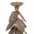 Candle Holder Alexandra House Living Golden Iron 19 x 43 x 19 cm Sheets on Sale