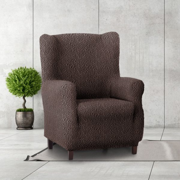 Wingback chair cover Eysa ROC Brown 80 x 120 x 100 cm Online