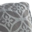 Cushion Alexandra House Living Grey Silver Rectangular 50 x 30 cm on Sale