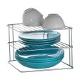 Kitchen Cupboard Organiser Metaltex Palio 3 Shelves Metal (25 x 25 x 19 cm) For Cheap