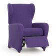 Slipcover for armchair with separate legs Eysa ULISES Purple 90 x 100 x 75 cm Supply