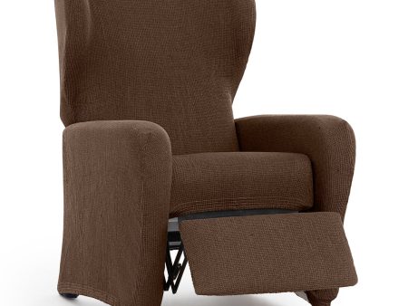 Slipcover for armchair with separate legs Eysa ULISES Brown 90 x 100 x 75 cm Online now