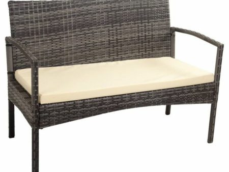 Bench Alexandra House Living Grey 55 x 85 x 110 cm For Sale