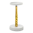 Candle Holder Alexandra House Living Gold Aluminium on Sale