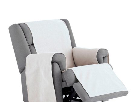 Armchair slipcovers Eysa LEVANTE White 100 x 110 x 55 cm on Sale