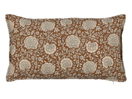 Cushion Cotton Brown Beige 50 x 30 cm Hot on Sale