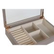 Jewelry box Home ESPRIT Beige Crystal 29,5 x 19,5 x 6 cm Online