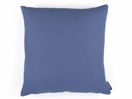 Cushion cover Belum Waffle Blue 50 x 50 cm Supply