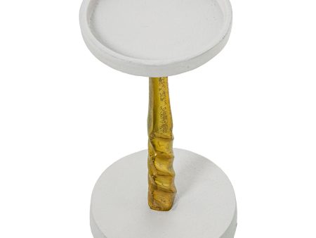 Candle Holder Alexandra House Living Gold Aluminium on Sale