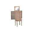 Jewellery Stand Home ESPRIT Natural Mirror MDF Wood 37 x 28 x 91,5 cm Online