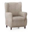 Wingback chair cover Eysa ROC Light brown 80 x 120 x 100 cm Supply