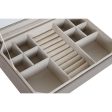 Jewelry box Home ESPRIT Beige Crystal 30 x 21 x 6 cm Hot on Sale