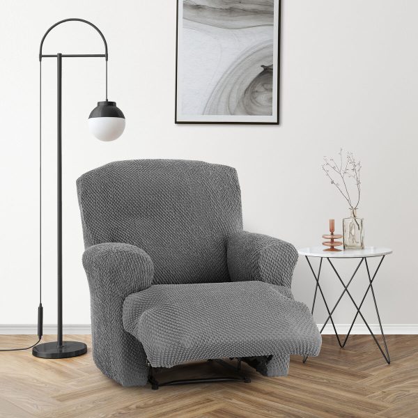 Armchair slipcovers Eysa THOR Dark grey 80 x 100 x 90 cm Online Hot Sale