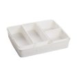 Basket set Dem Plastic 5 Pieces (34 x 28 x 6 cm) For Discount