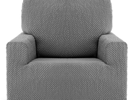 Armchair slipcovers Eysa THOR Dark grey 70 x 110 x 110 cm Online now