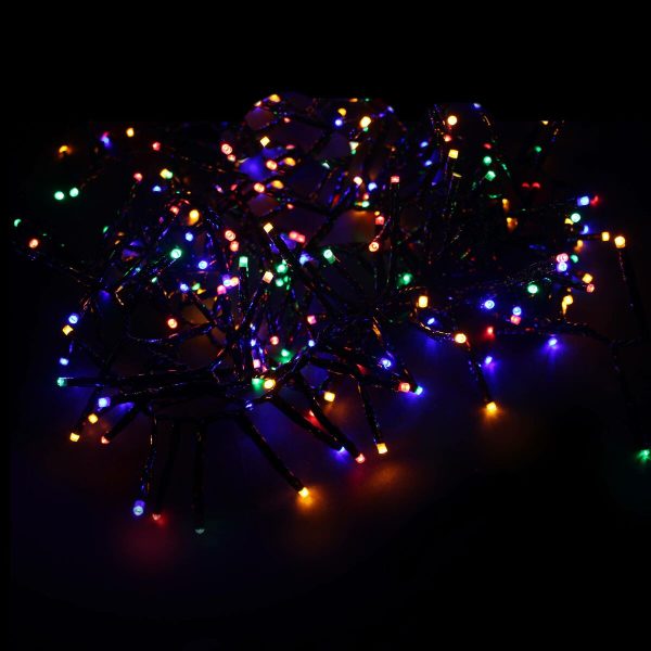 Wreath of LED Lights 50 m Multicolour Fashion