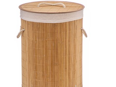 Laundry basket Caison Cloth Bamboo 35 x 35 x 50 cm Sale