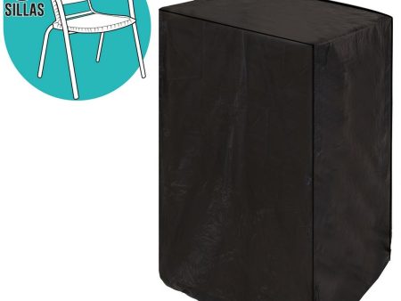 Chair Cover For chairs Black PVC 66 x 66 x 170 cm For Sale