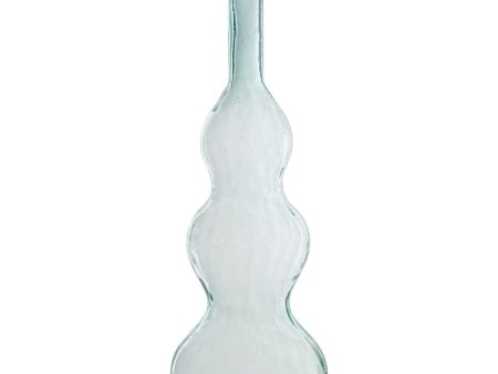 Vase Alexandra House Living Transparent Crystal 35 x 100 x 35 cm Online now