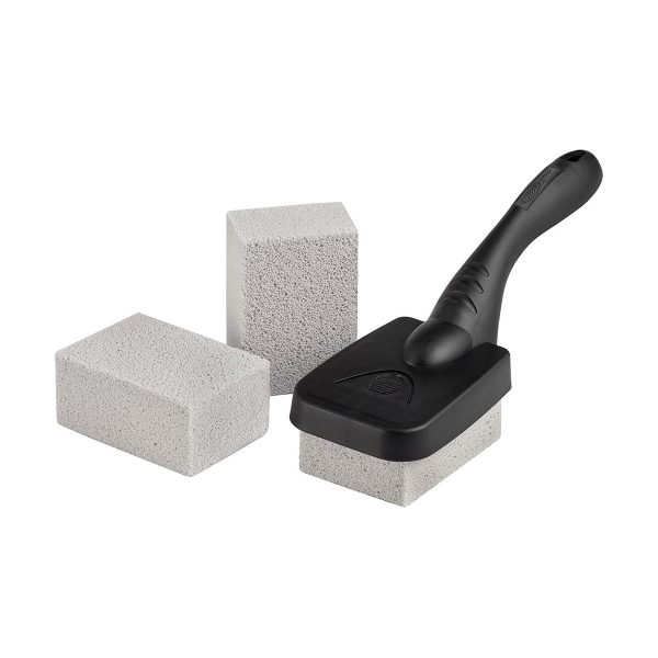 Barbecue Cleaning Brush Cleaning Block Grey 27 cm For Cheap