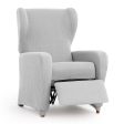 Slipcover for armchair with separate legs Eysa ULISES Pearl Gray 90 x 100 x 75 cm For Discount