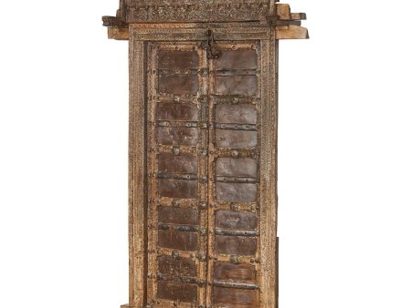 Decorative Garden Figure Home ESPRIT Brown Teak 120 X 46 X 190 cm Door Discount