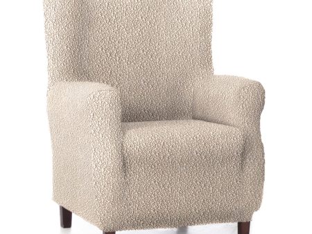 Wingback chair cover Eysa ROC White 80 x 120 x 100 cm Hot on Sale