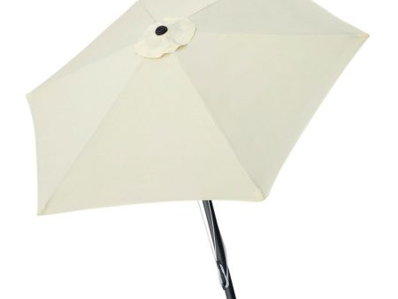 Sunshade Aktive 270 x 236 x 270 cm Ø 270 cm Steel Aluminium Cream Online Sale