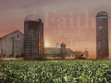 RLV482 - Faith, Family, Farm - 18x12 Online now