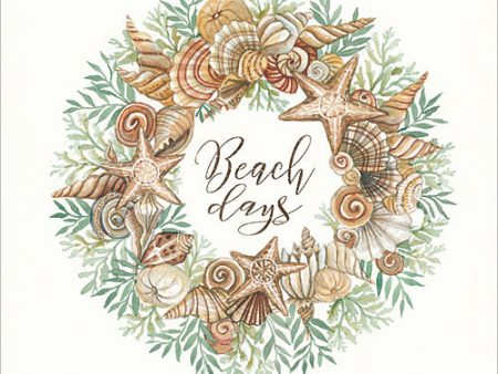 CIN717 - Beach Days Shell Wreath - 12x12 For Cheap